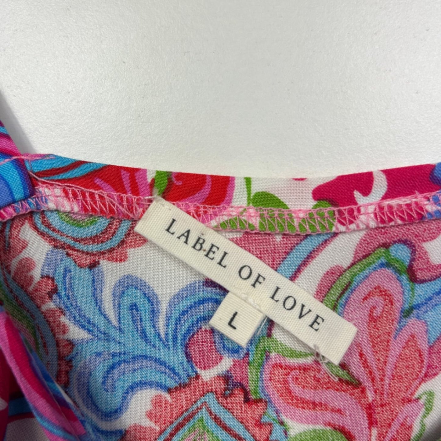 Label of Love Maxi Dress Size 14 Large Multicoloured Sleeveless Paisley Print