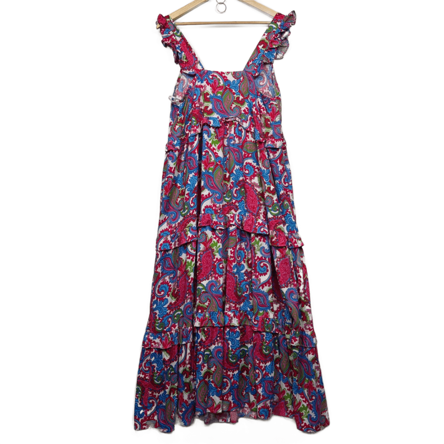 Label of Love Maxi Dress Size 14 Large Multicoloured Sleeveless Paisley Print