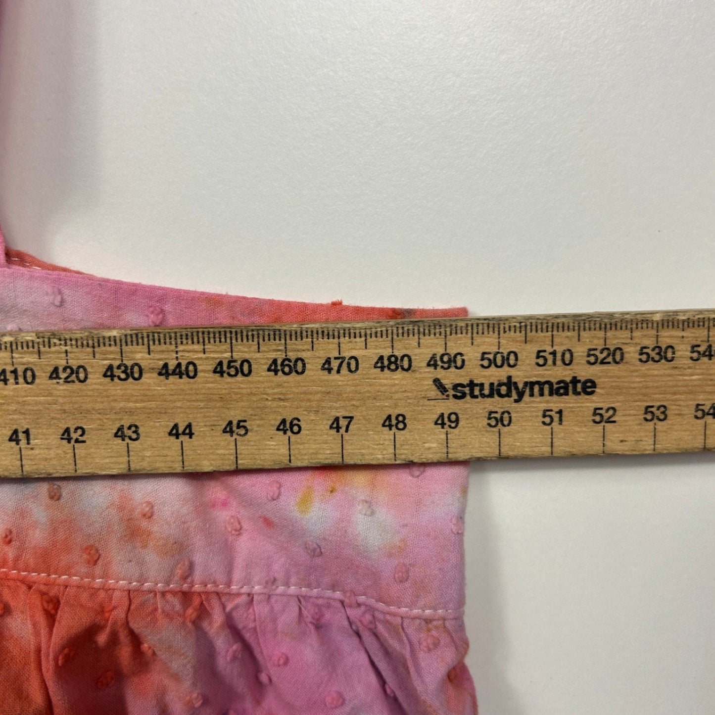 Maive & Bo Multicolour Cotton Sleeveless Tie-Dye Dress Size 2XL 16 18