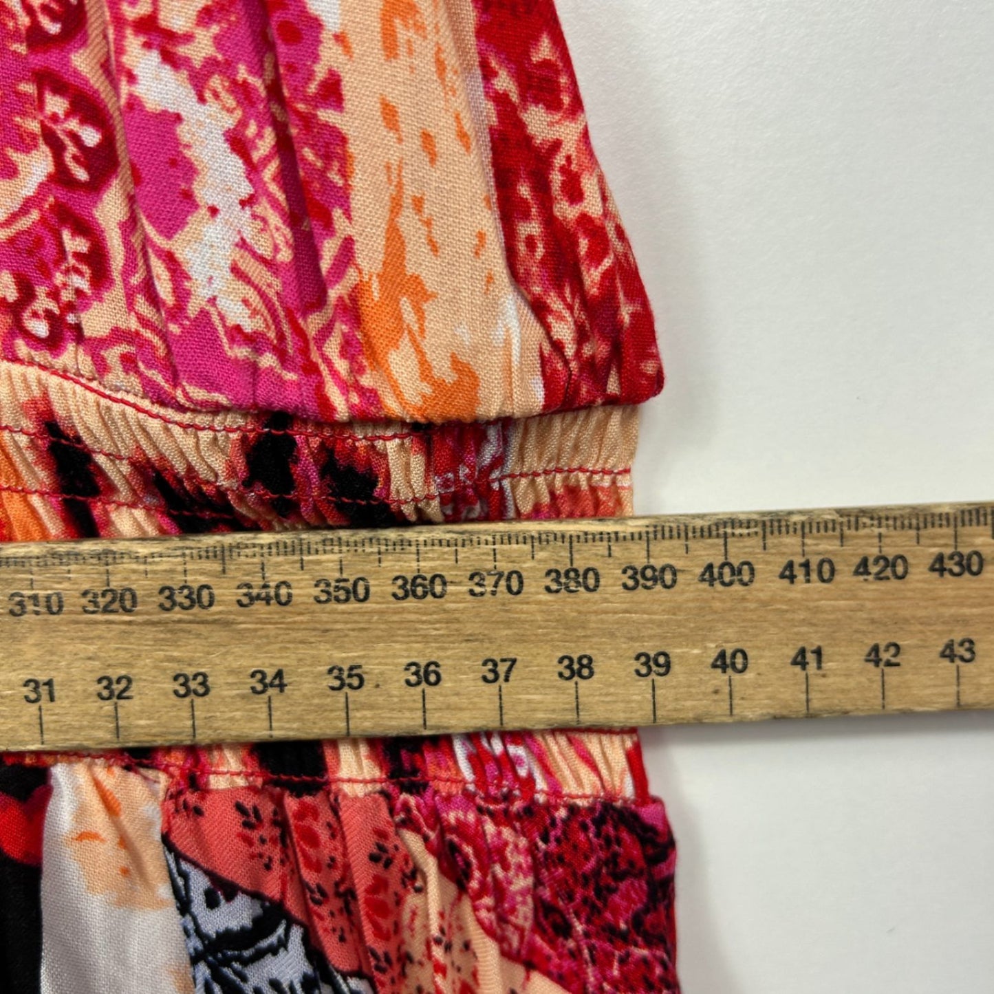 New Sara Maxi Dress Size 14 Sleeveless Halter Neck Crochet Trim Multicoloured Paisley Print
