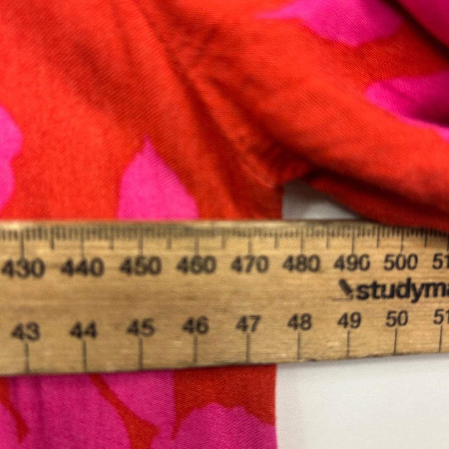 Label of Love Maxi Dress Size 14 Large Pink Red Long Sleeve Floral Long Length Rayon