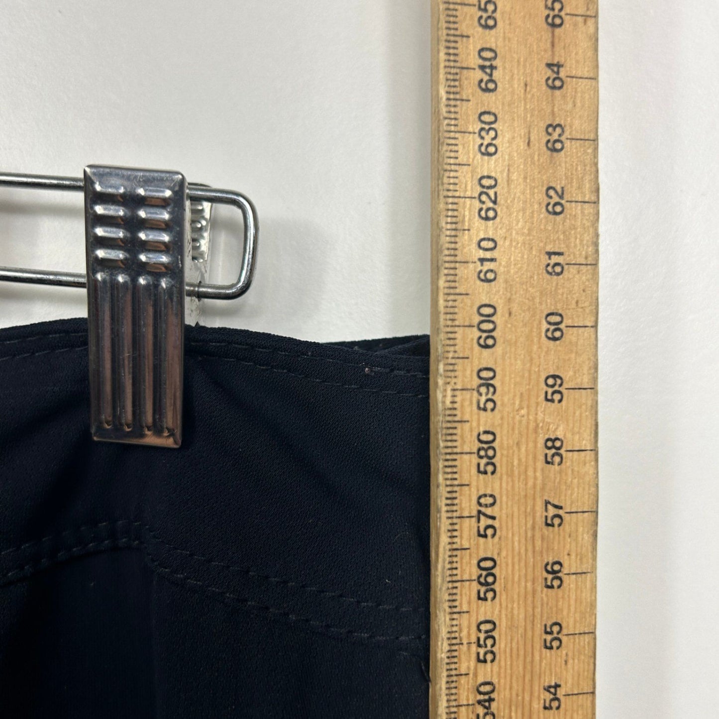 Millers Skirt Size 14 Black A-line Knee Length Side Zip