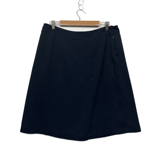 Millers Skirt Size 14 Black A-line Knee Length Side Zip