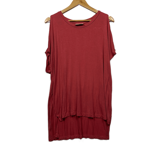 Urban Tunic Top Size 18 Viscose Blend Short Sleeve Round Neck