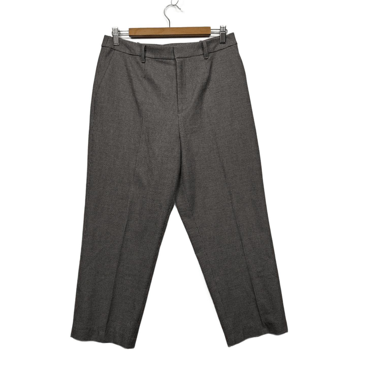 UNIQLO Pants Size 14 Large Houndstooth Check Pockets Zip Fly *Altered