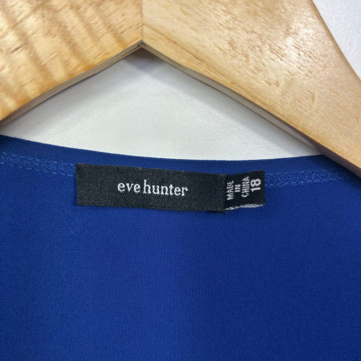 Eve Hunter Tunic Top Size 18 Long Sleeve Gathered Waist Evening