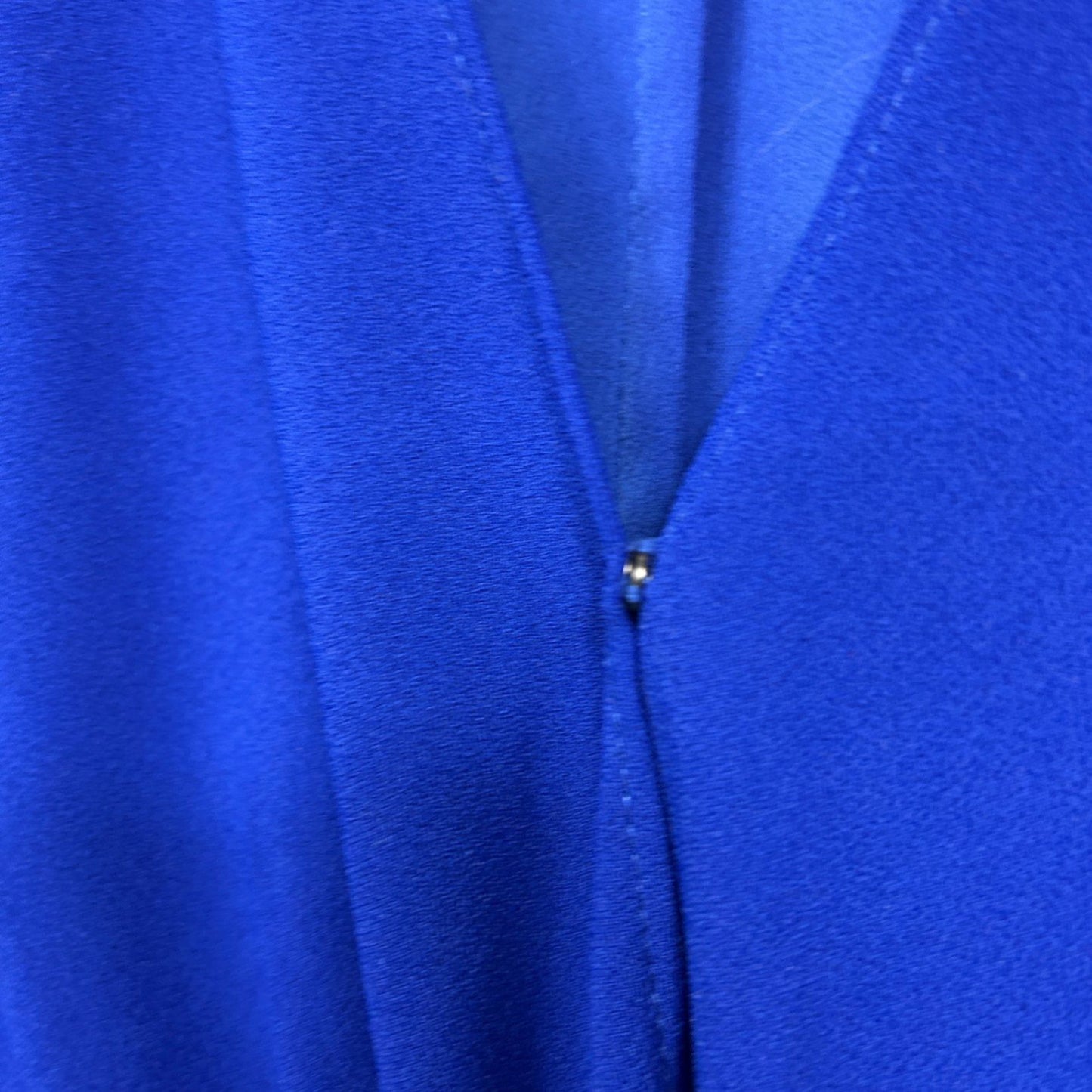 Refinity City Chic Tunic Top Size 20 Purple/Blue Long Sleeve Waist Twist