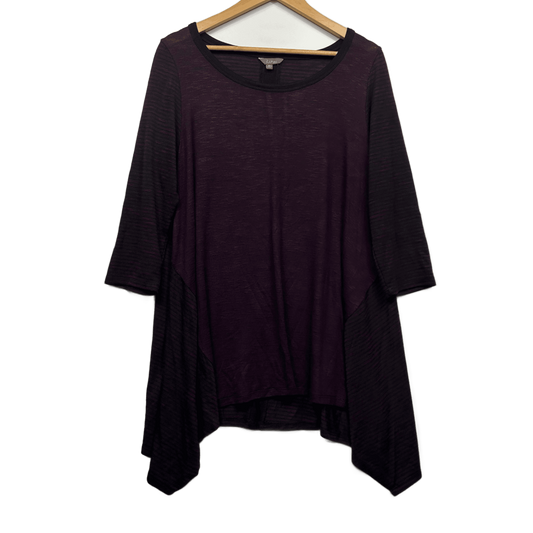 Katies Tunic Top Size 16 18 Striped Long Sleeve Casual