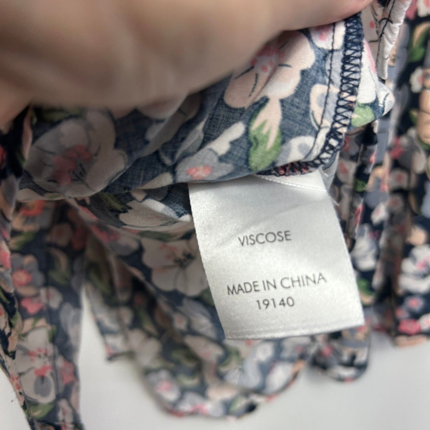 Suzanne Grae Button Up Top Size 14 Multicoloured Floral Long Sleeve Viscose