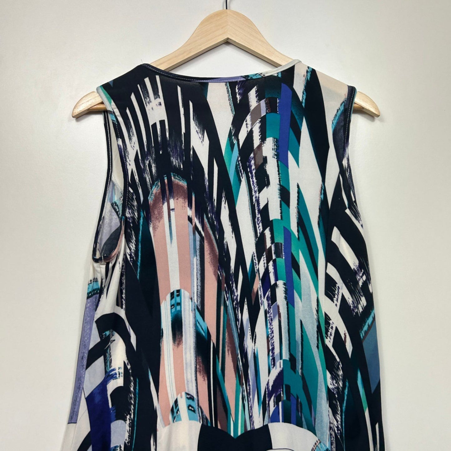 Noni B Maxi Dress Size 14 Multicoloured Sleeveless Long Length
