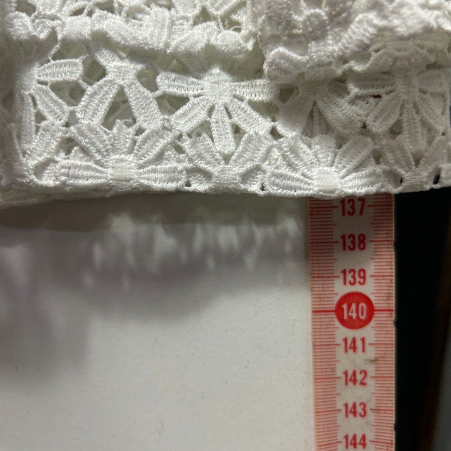 Bohemian Traders Boho Maxi Dress Size 18 2XL White Long Sleeve Long Length Crochet Trim