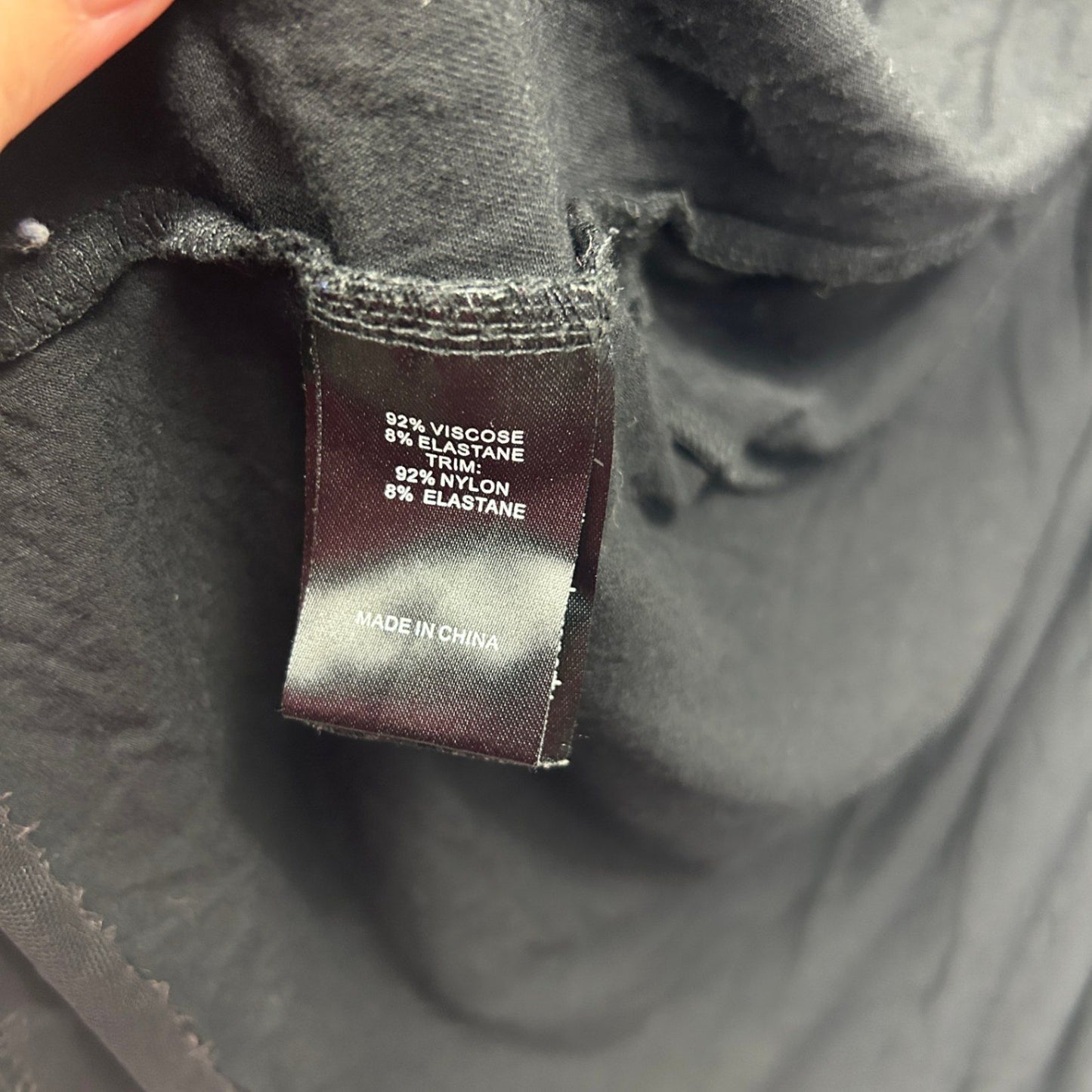 Taking Shape Jacket Top Cardigan Size 20 Black Long Sleeve Waterfall Open Front