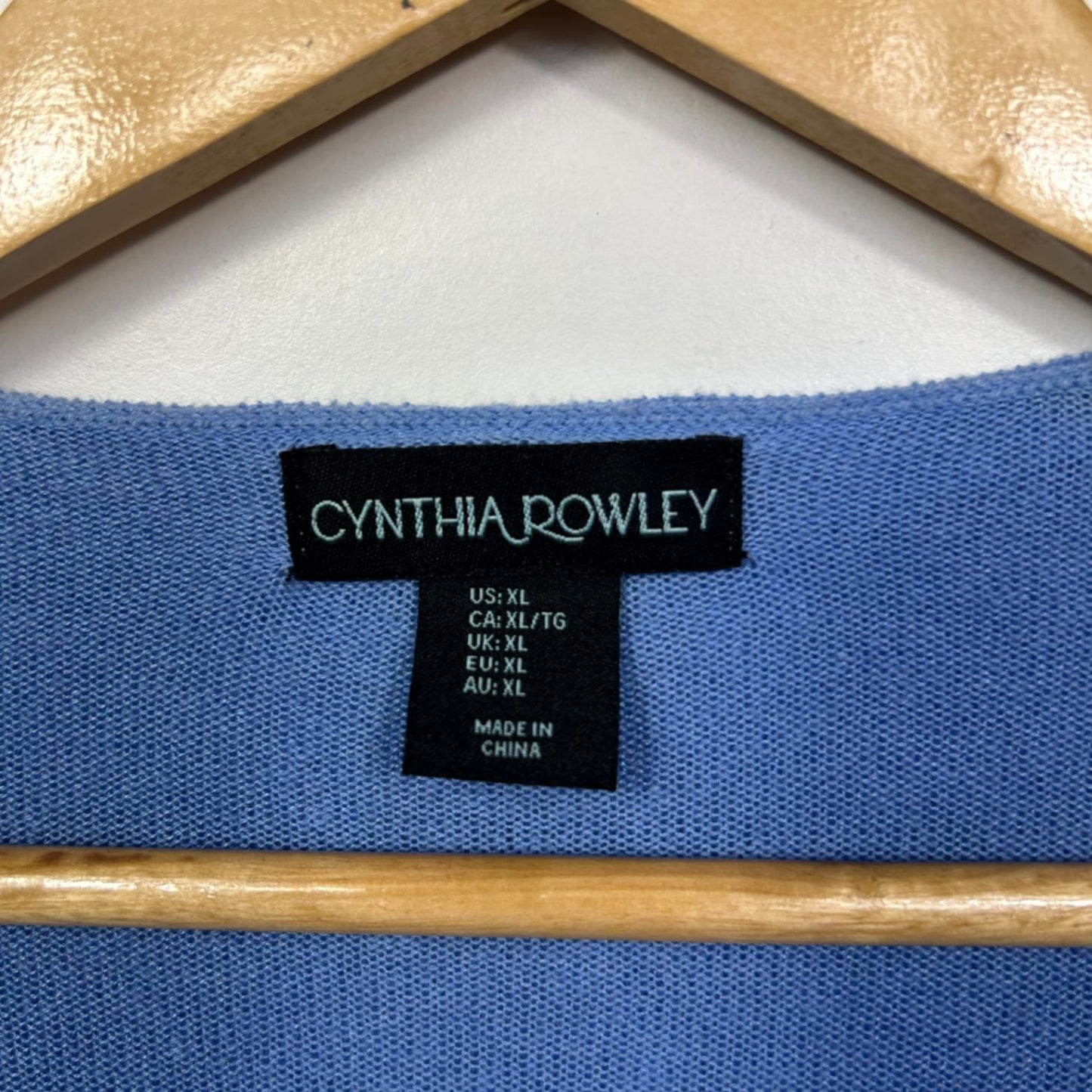 Cynthia Rowley Linen Blend Long Sleeve Hooded Cardigan Top Size 16 XL