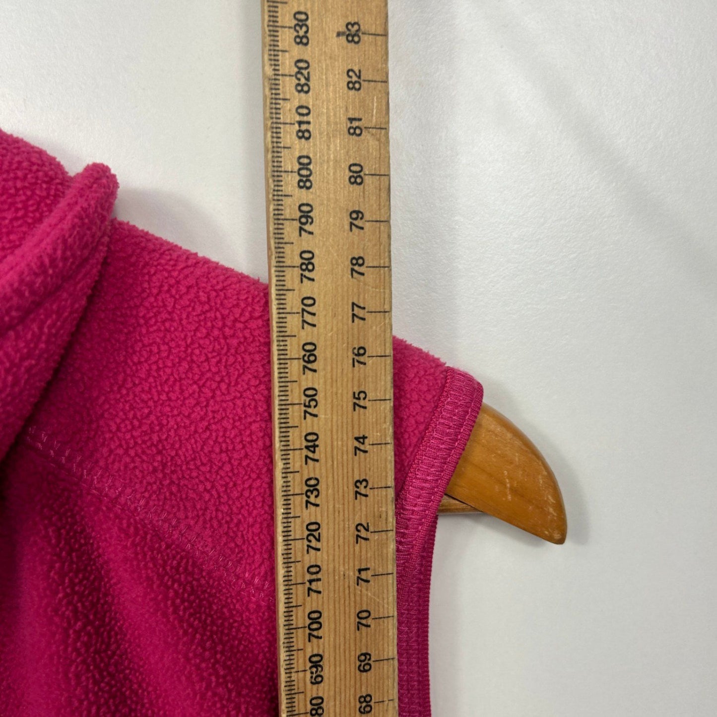 Woman Within Fleece Vest Size 18 16 1XL Pink Sleeveless Pockets