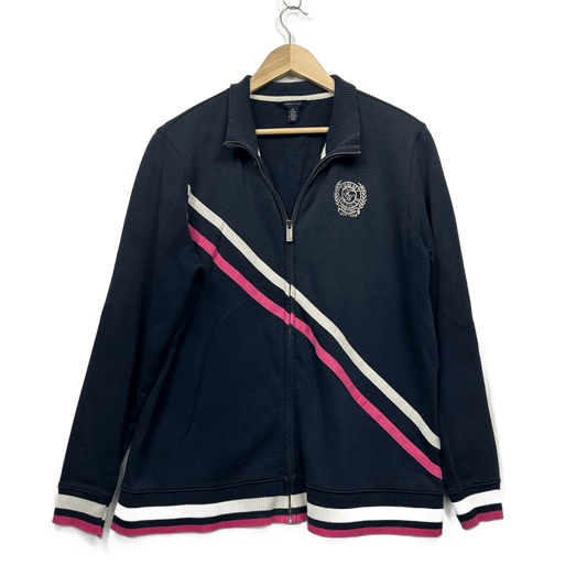 Tommy Hilfiger Track Jacket Jumper Size 16 18 XXL Full Zip Up Long Sleeve