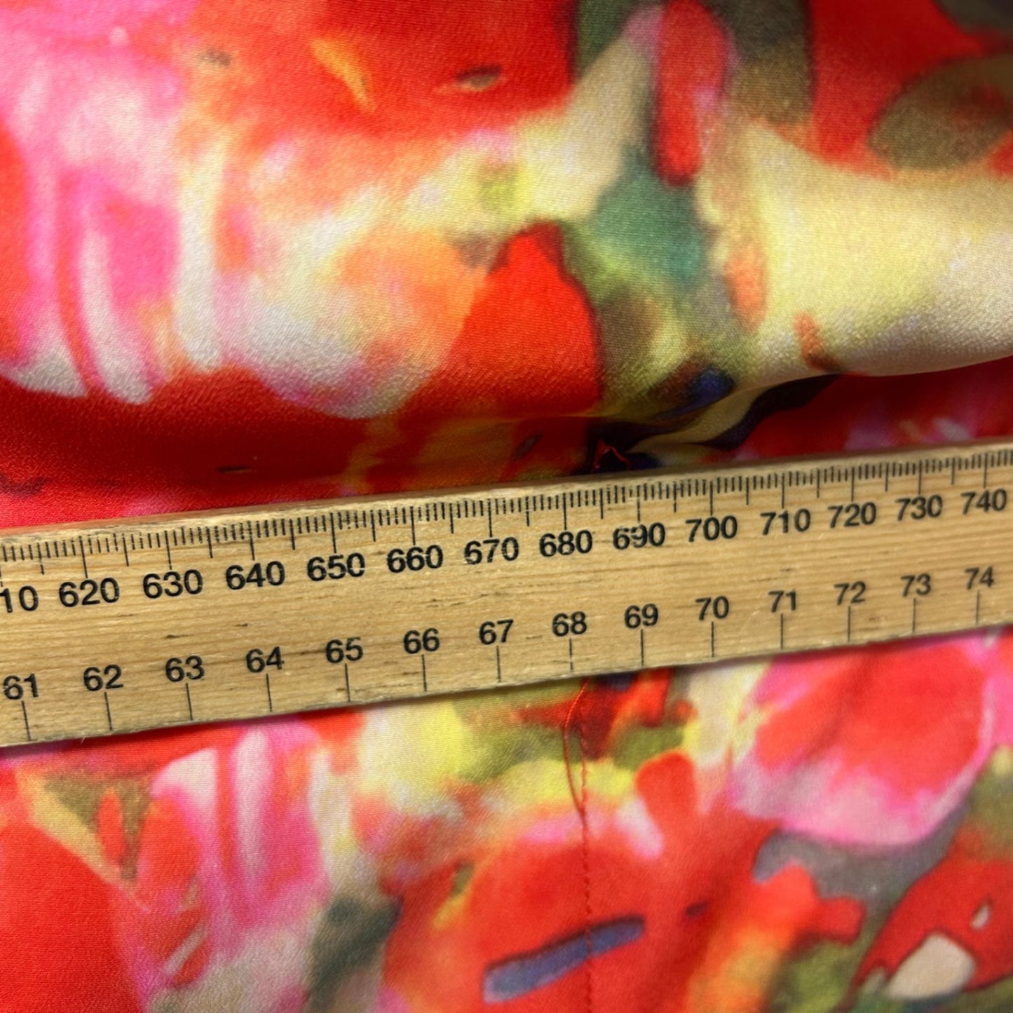 Basque Kaftan Top Size 18 Multicoloured Floral Short Sleeve
