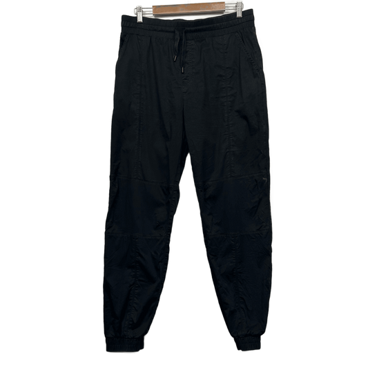 Lorna Jane Black Joggers Size 14 Large Cotton Elastane Pants Drawstring