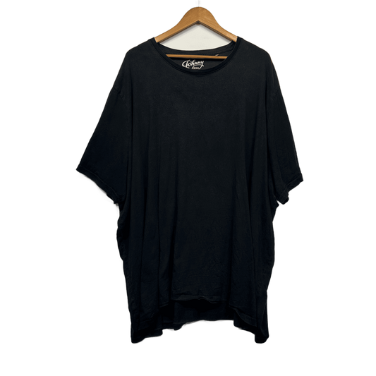 Johnny Bigg T-shirt Size 8XL Black Crew Neck Short Sleeve Cotton