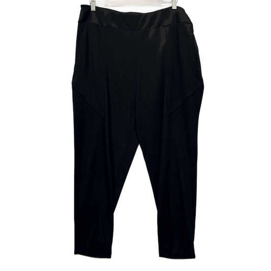 Taking Shape Pants Size 22 Black Glimmer Pockets Stretch Evening