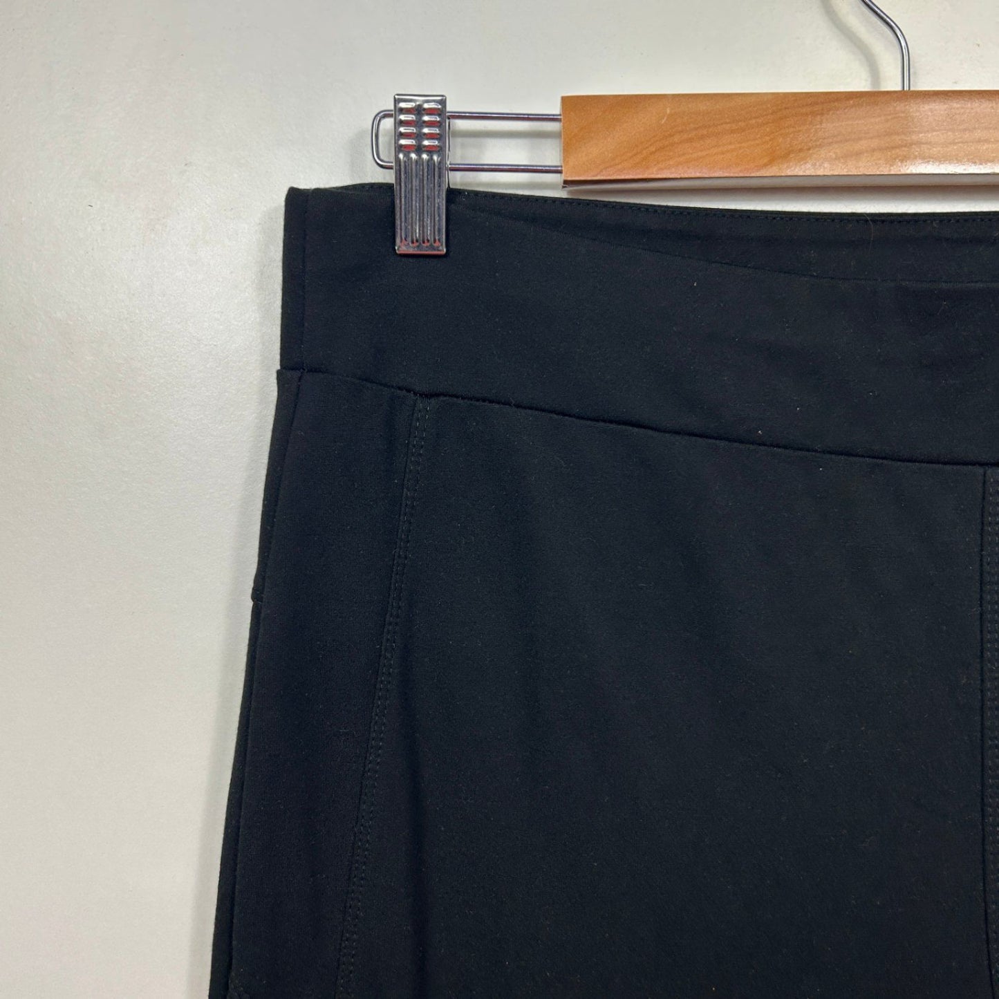Taking Shape Pull On Pants Trousers Size 16 Black Slim