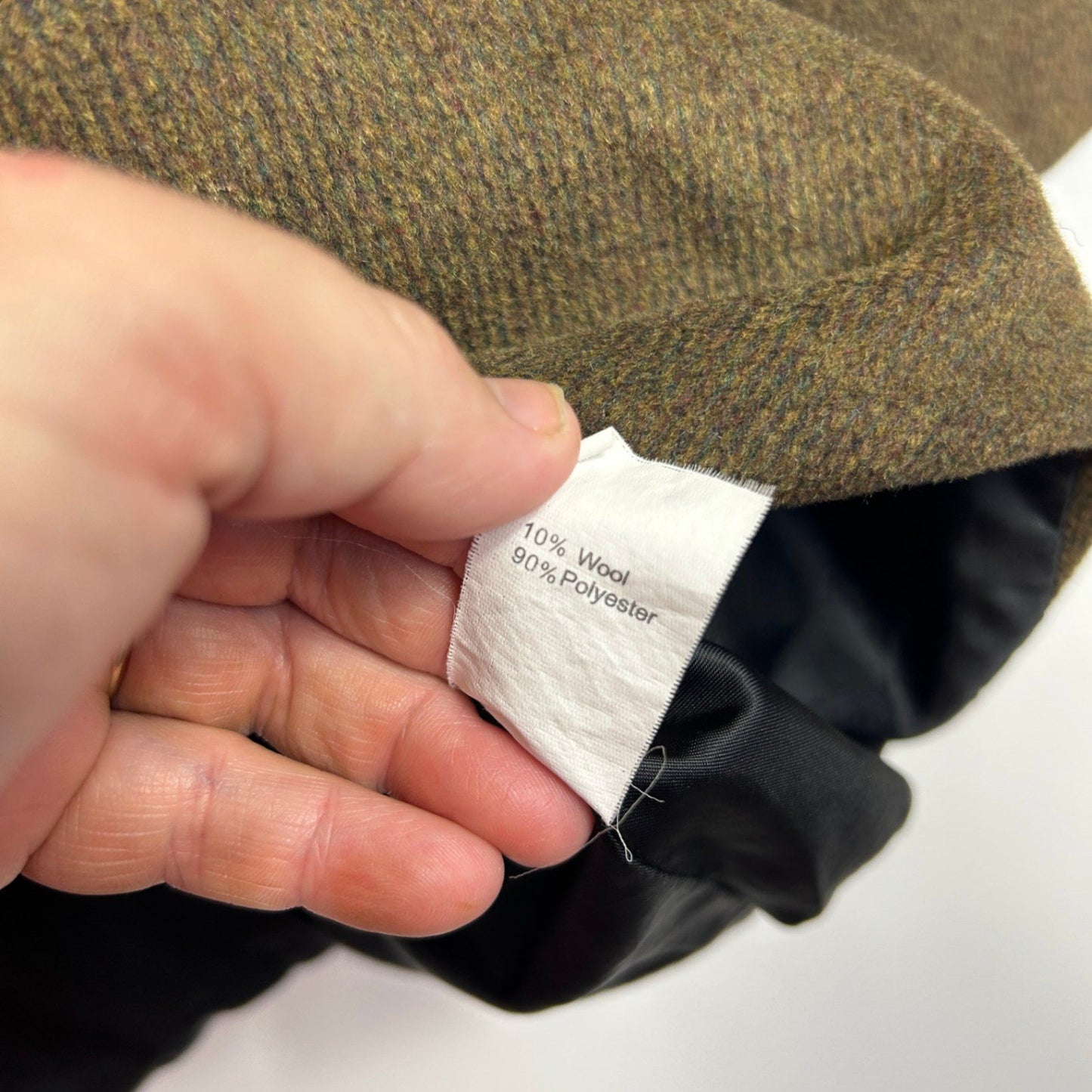 Hodgson Dale and Waters Size 26 Brown Wool Blend Swing Coat Jacket with Pockets