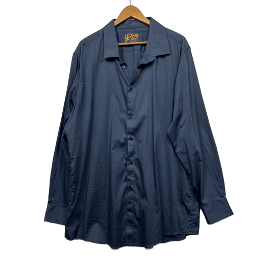 Johnny Bigg Long Sleeve Shirt Size 4XL Blue