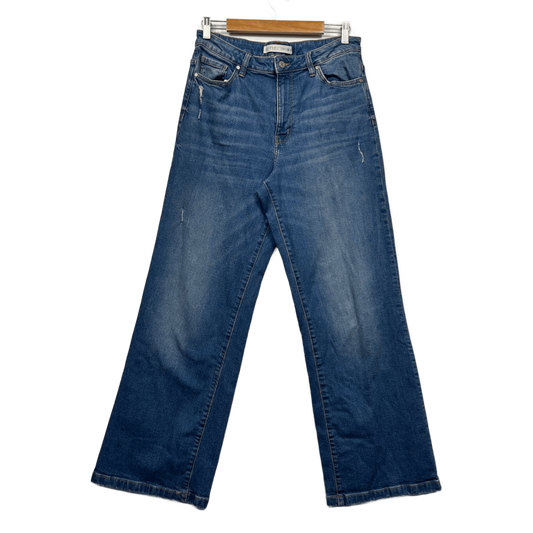 Target Wide Leg Jeans Size 14 Blue Denim Full Length High Rise