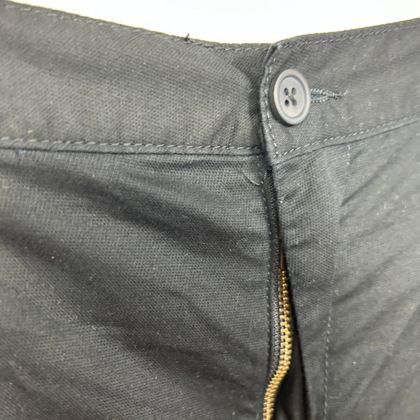 Johnny Bigg Trousers Size 38 Black Zip Fly Cotton