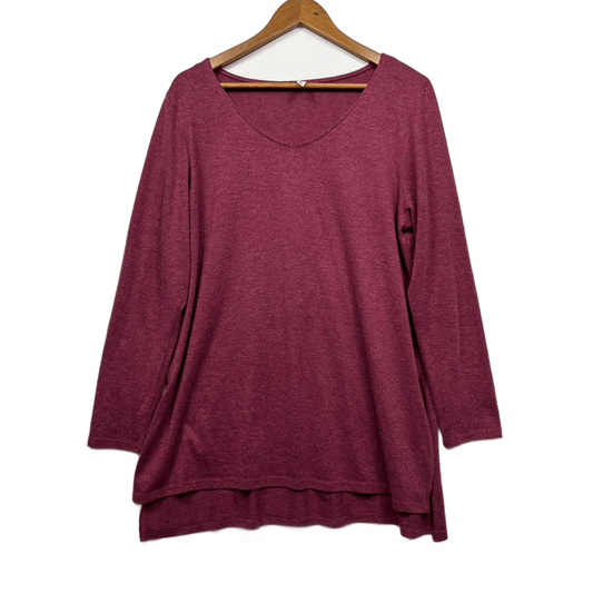 Brilliant Basics Long Sleeve Casual Tunic Top Size 16 XL