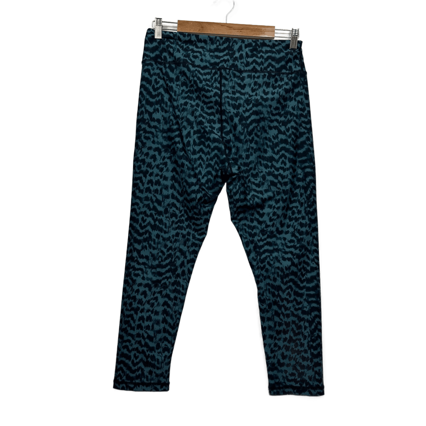 Crane Activewear Leggings Size 14 L 3/4 Length Blue Black