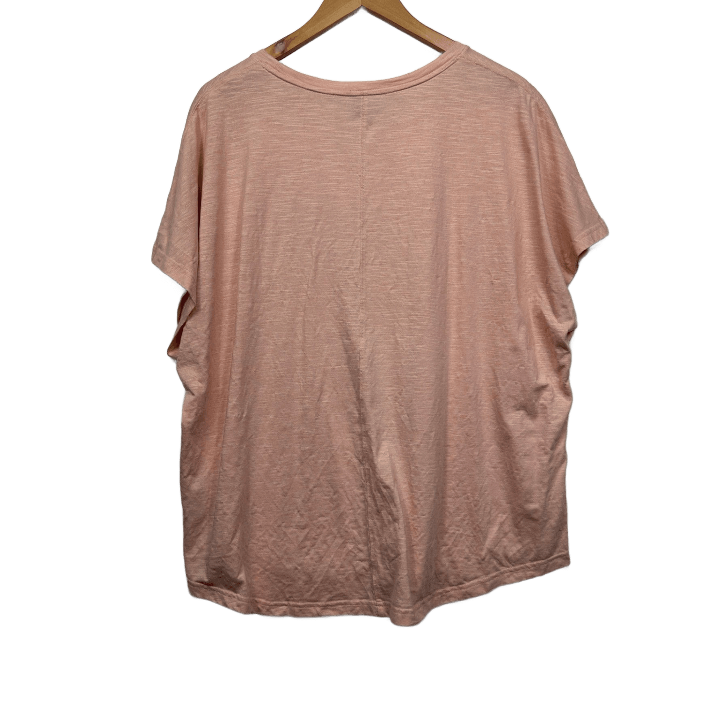 Columbia Short Sleeve Top Size 18 3XL Peach Activewear Hiking Outdoor Travel