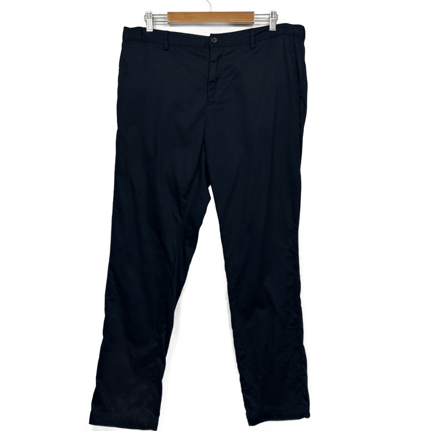 Johnny Bigg Trousers Size 38 Black Zip Fly Cotton