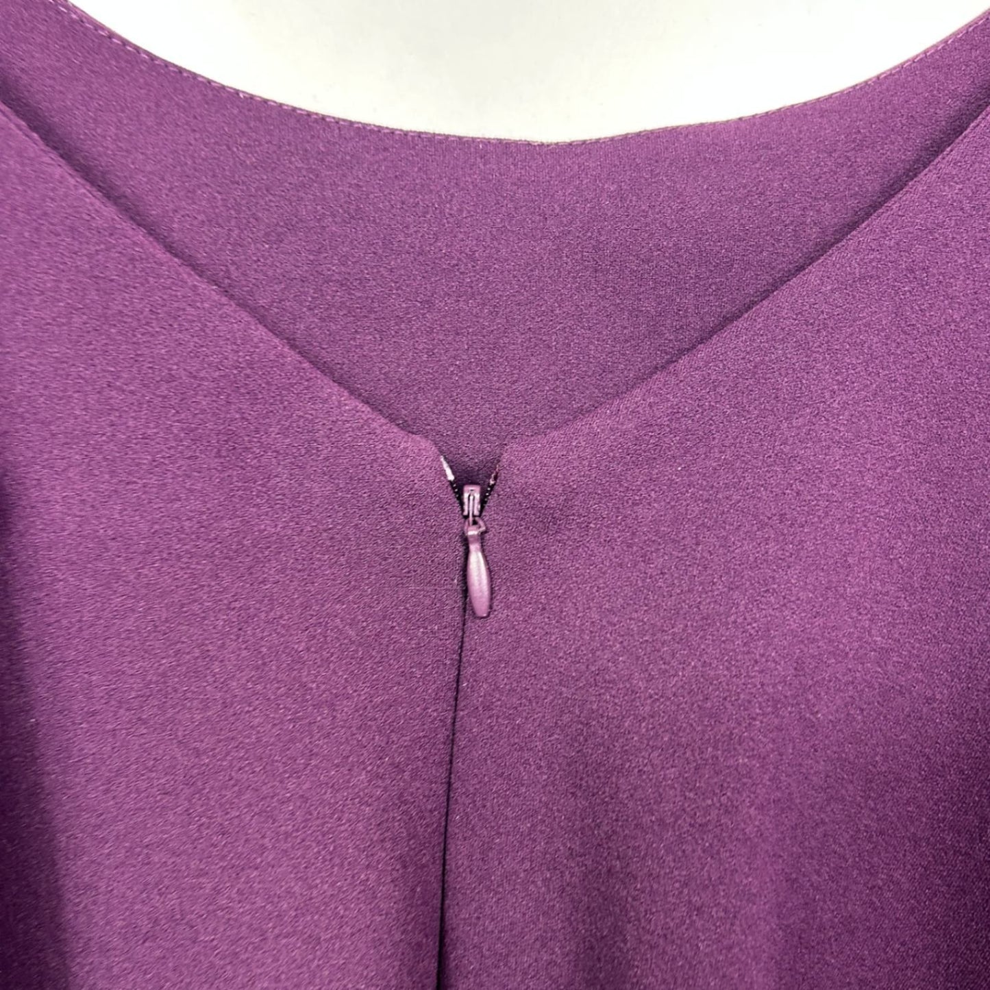Autograph Pencil Dress Size 26 Flutter Short Sleeve Plum Cocktail Thick