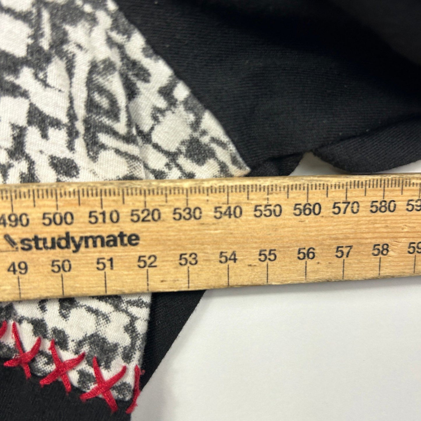 Threadz Australia Black White Long Tunic Top Size XXL 18 Viscose Blend