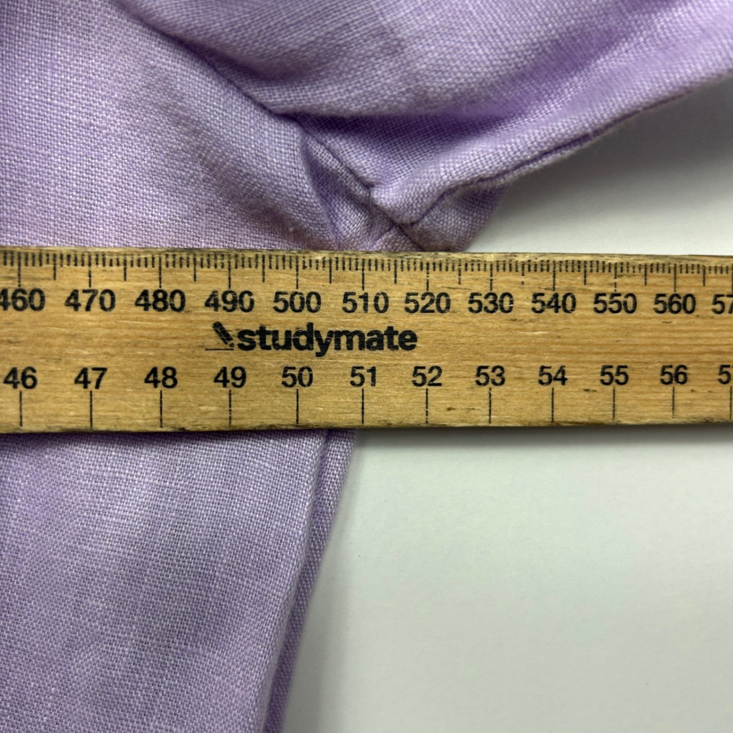 Jacqui E Midi Linen Dress Size 14 Lavender Short Sleeve Button Up