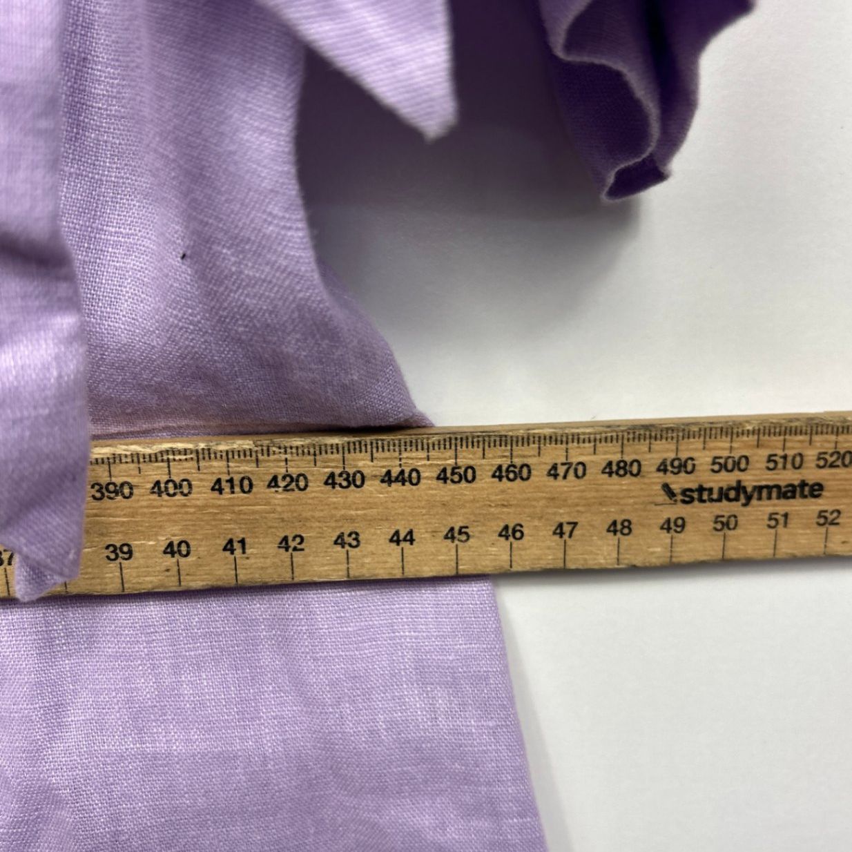 Jacqui E Midi Linen Dress Size 14 Lavender Short Sleeve Button Up