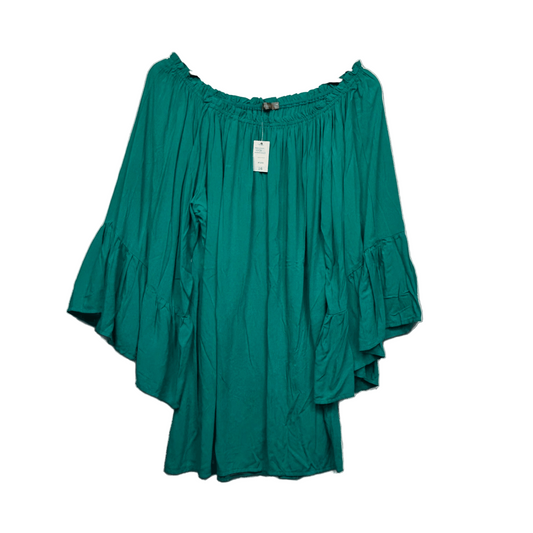 New FILO Top Size 16 Green Bell Sleeve