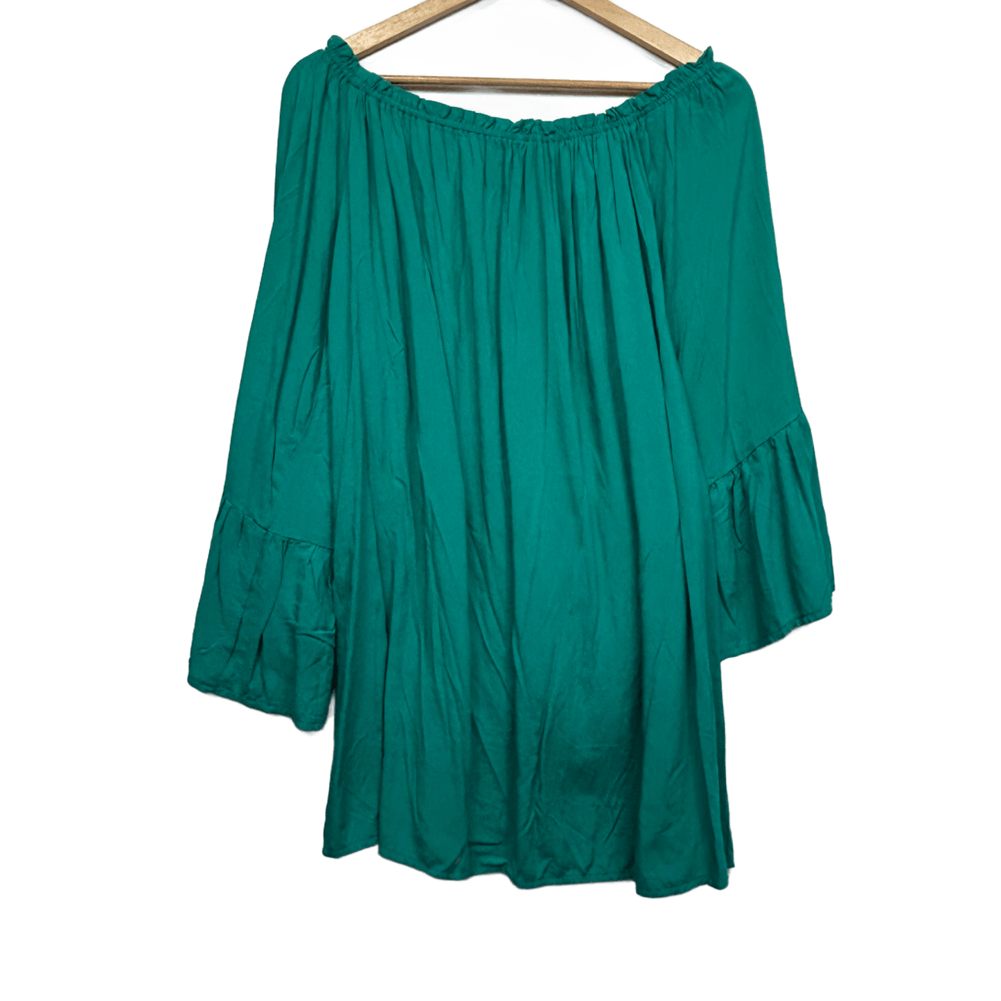New FILO Top Size 16 Green Bell Sleeve