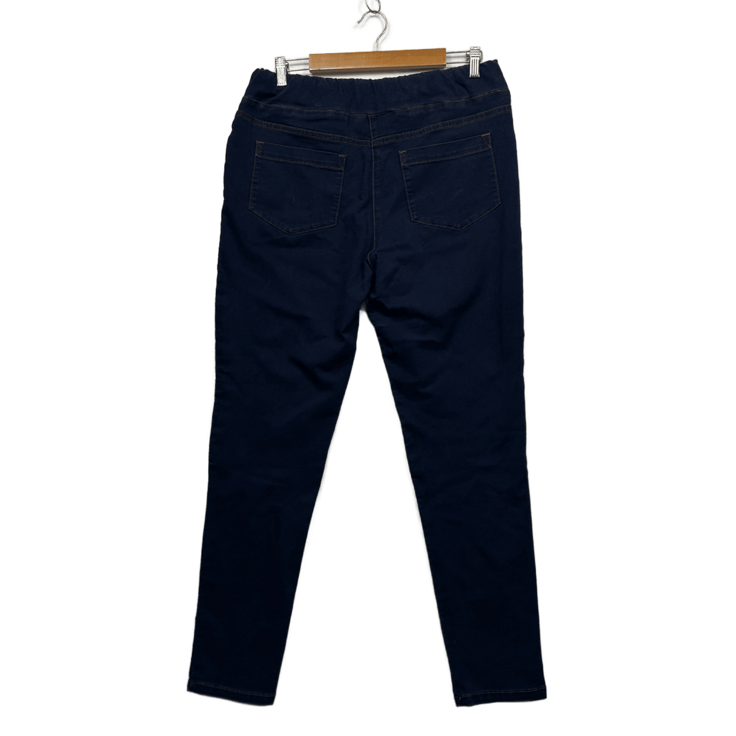 Blue Illusion Jeggings Pull-On Stretch Denim Trousers Pants Jeans Size 16