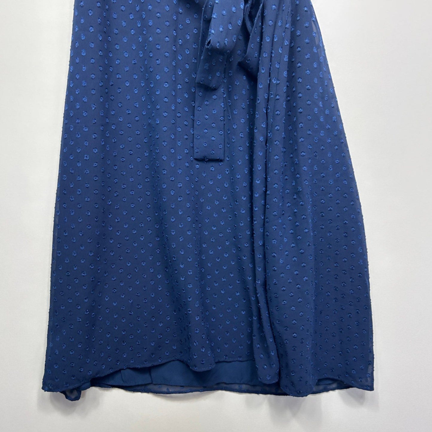 Katies Midi Sleeveless Dress Size 14 Belted Ruffle Neck