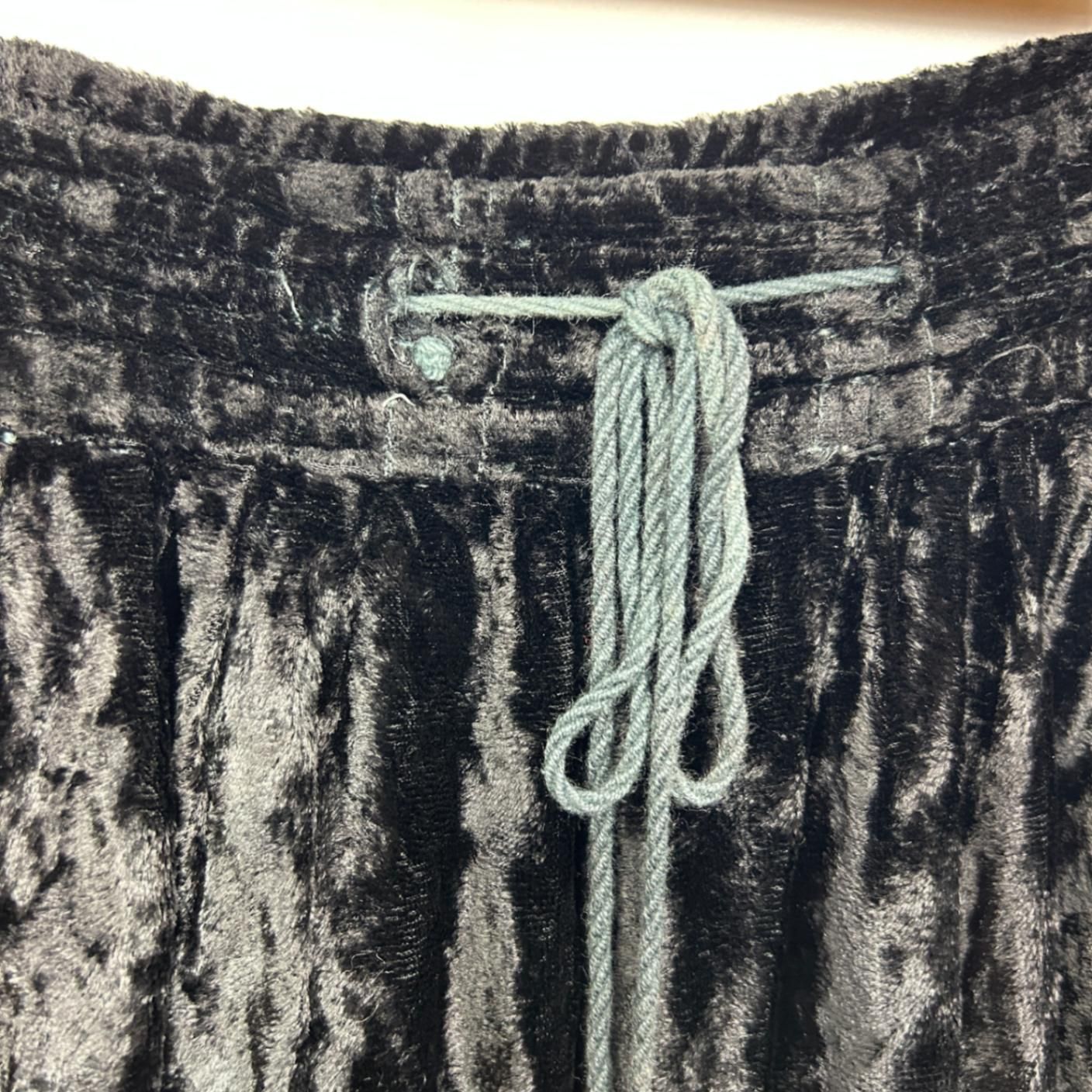 Vintage Velvet Boho Maxi Skirt Size 16 18 20 Rayon Whimsigoth Dark Romantic Y2k 90s