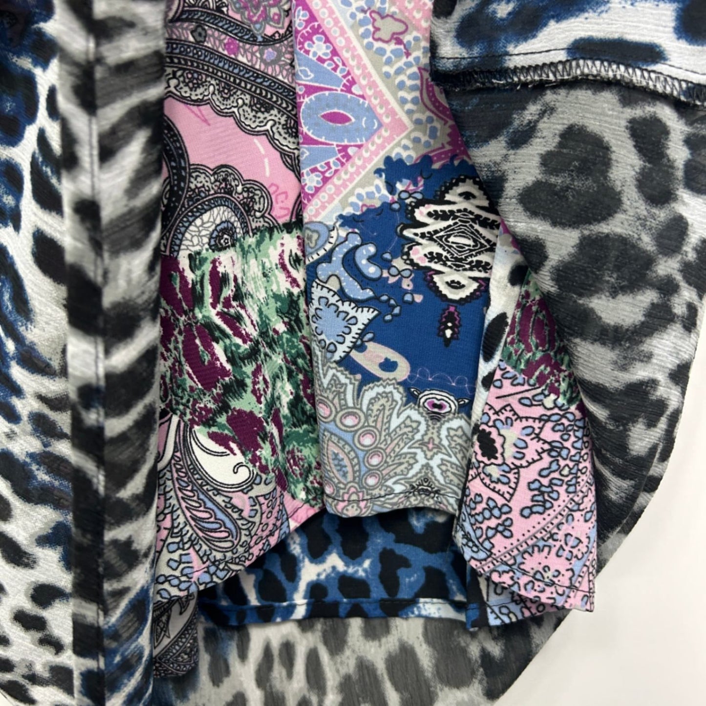 Liz Jordan Multicoloured Long Sleeve Top Blouse Size XL Animal Print