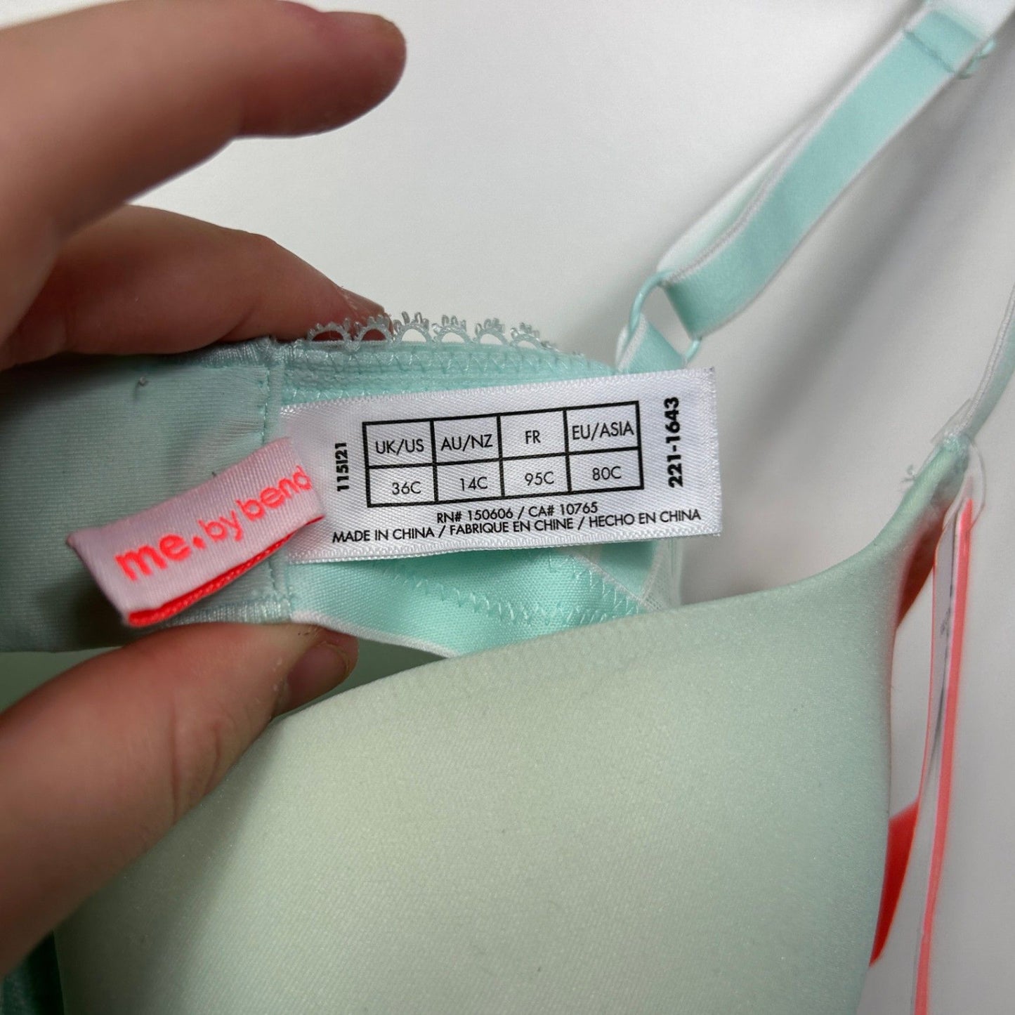 Bendon Full Coverage Contour Bra Size 14C Green