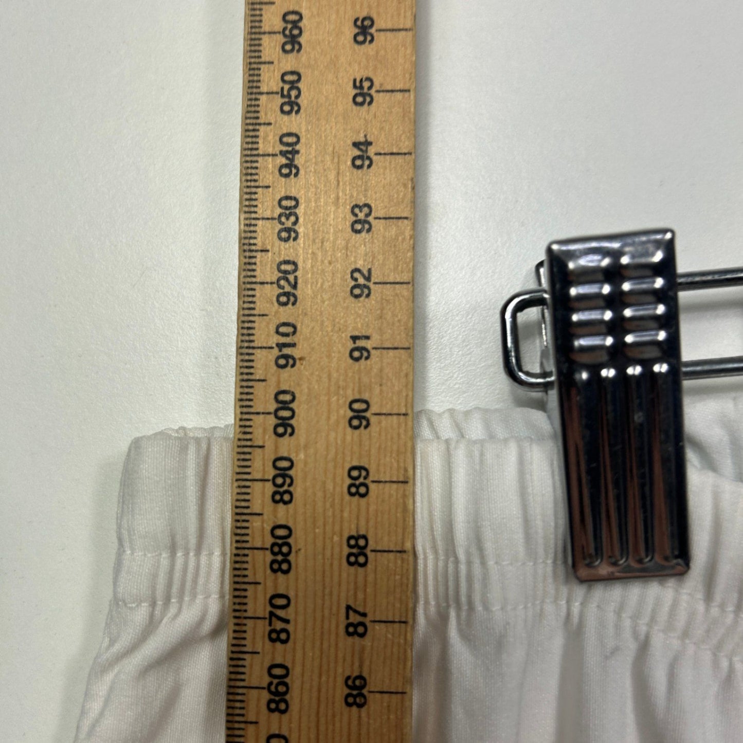 Sara White Cropped Pants Plus Pull-On Elasticated Waist Size 22