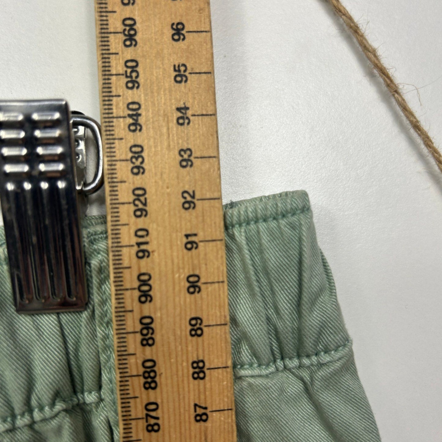 Target Woman Green Cargo Pants Cotton Casual Size 14