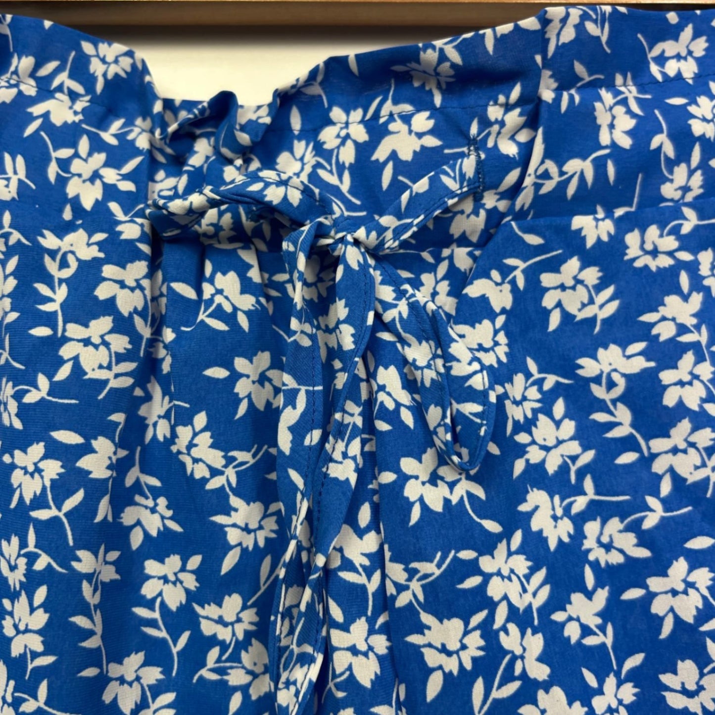 SHEIN Blue White Floral Shorts Size 18 20 4XL