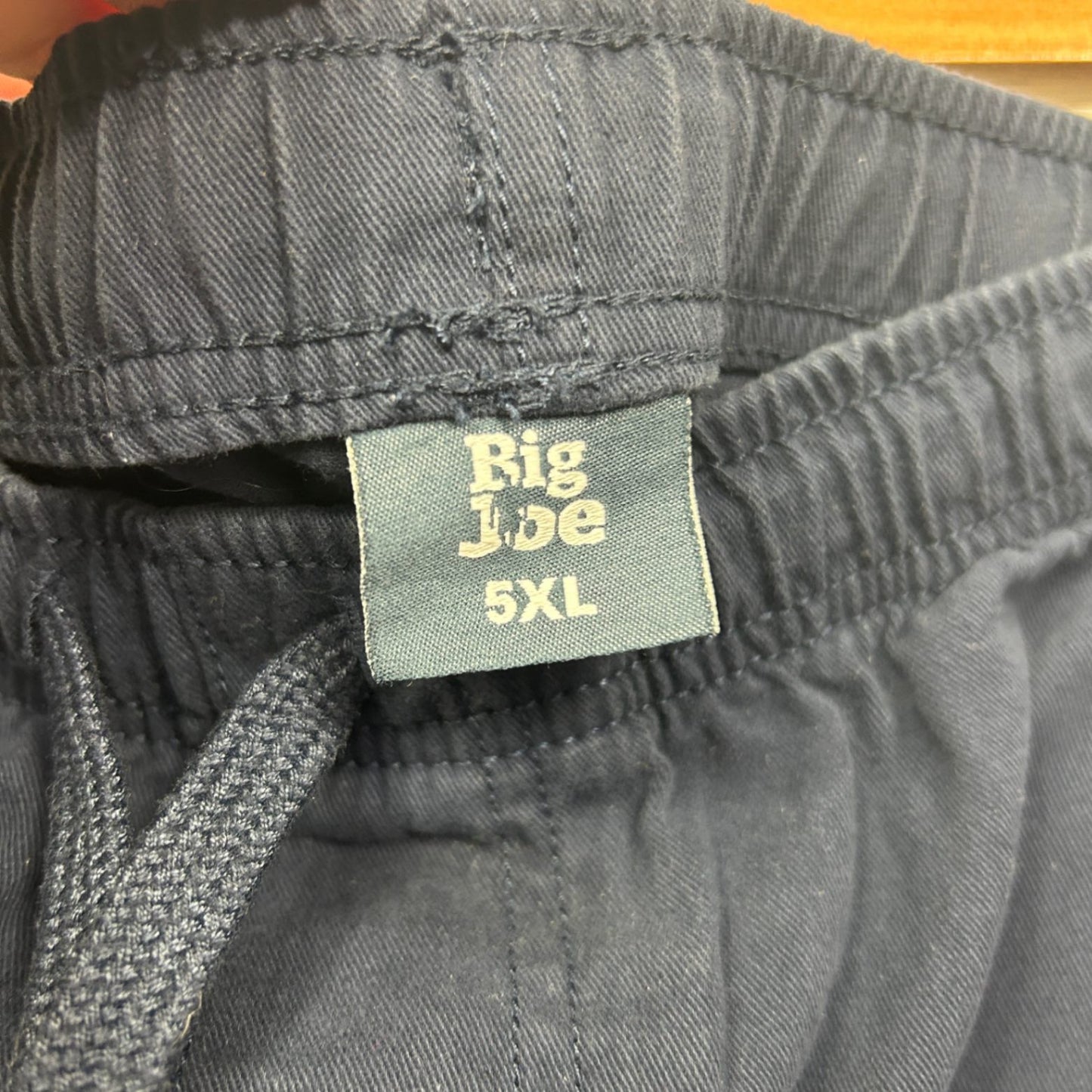 Big Joe Cargo Shorts Size 5XL Black Pockets