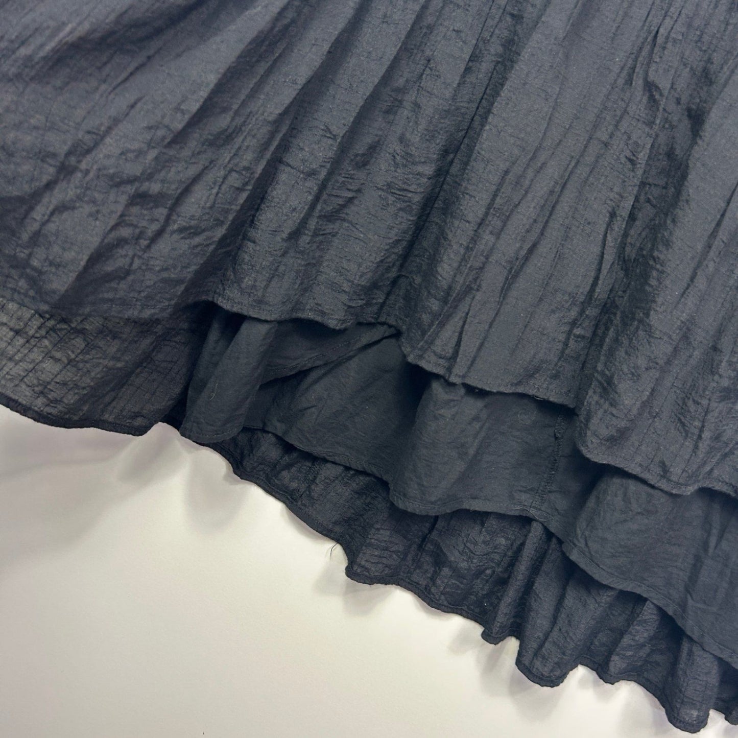 Millers Black Viscose Blend Elastic Waist Boho Maxi Skirt Size 18 2XL