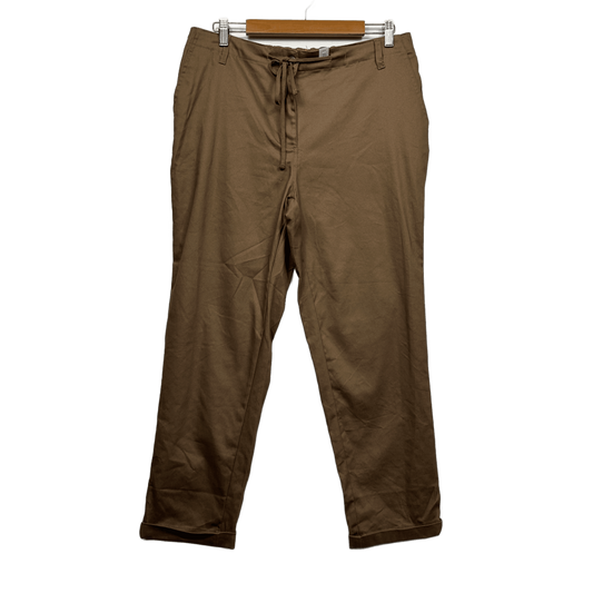 New Millers Pants Brown Chocolate Cotton Blend Size 16
