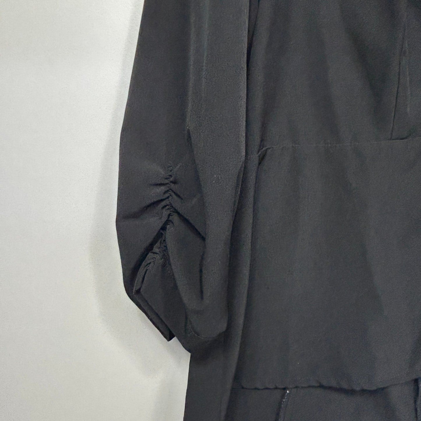 City Chic Womens Black Blazer Jacket Top Size 14 XS Plus Lace Lightweight